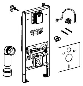 GROHE 36509SH0 - Sprchová toaleta Sensia Sada 4v1 RAPID SLX 1,13 m