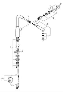 GROHE 30270AL0 - Dřezová baterie ESSENCE grafit