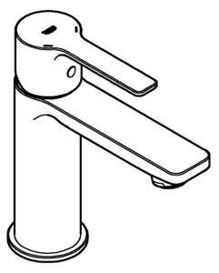GROHE 23791001 - Umyvadlová baterie LINEARE XS lesklý chrom