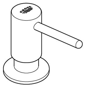 GROHE 40536000 - Dávkovač mýdla CONTEMPORARY 400 ml lesklý chrom