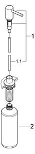 GROHE 40536000 - Dávkovač mýdla CONTEMPORARY 400 ml lesklý chrom