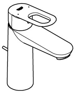 GROHE 23762000 - Umyvadlová baterie BAULOOP DN 15 lesklý chrom