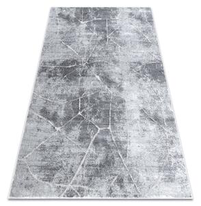 Koberce Łuszczów Moderní MEFE koberec 2783 Mramor - Strukturální, dvě úrovně rouna šedá 120x170 cm