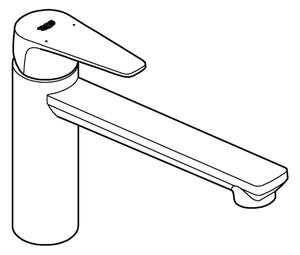 GROHE 31693000 - Dřezová baterie BAUEDGE 193 mm lesklý chrom