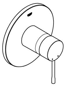 GROHE 24057GN1 - Sprchová baterie ESSENCE zlatá
