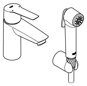 GROHE 231232433 - Umyvadlová baterie START DN 15 velikost S černá