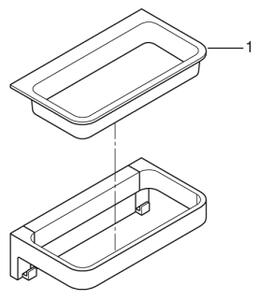GROHE 41107DC0 - Polička do sprchy START CUBE 200 mm nerez