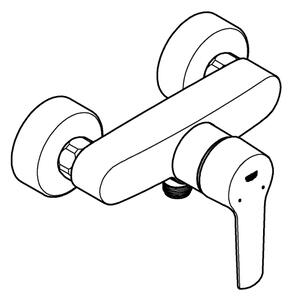 GROHE 322792432 - Sprchová baterie START DN 15 černá