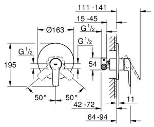 GROHE 32590002 - Sprchová baterie START lesklý chrom