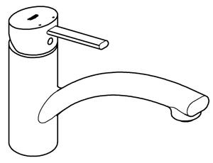 GROHE 30358000 - Dřezová baterie SWIFT 227 mm lesklý chrom