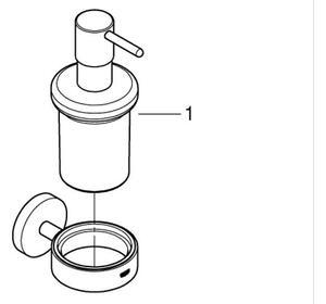 GROHE 41195000 - Dávkovač tekutého mýdla START 160 ml lesklý chrom