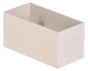 Nástěnné svítidlo Euluna Elestren, hranaté, bílé