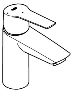 GROHE 311372432 - Umyvadlová baterie QUICKFIX START 165 mm černá