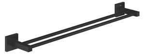 GROHE 411042430 - Dvouramenný držák na ručníky START CUBE 654 mm černá