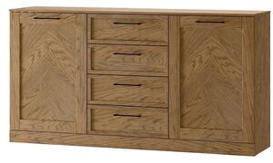 Szynaka Komoda Cozy 47 z masivu 170 cm dub Rustikal