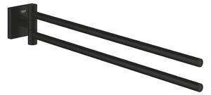 GROHE 409762430 - Držák ručníků START CUBE 438 mm černá