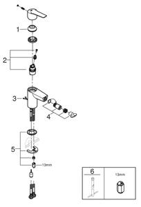 GROHE 32281002 - Bidetová baterie START S lesklý chrom