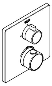 GROHE 24078000 - Termostatická sprchová baterie GROHTHERM lesklý chrom
