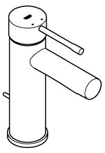 GROHE 32898001 - Umyvadlová baterie ESSENCE DN 15 lesklý chrom