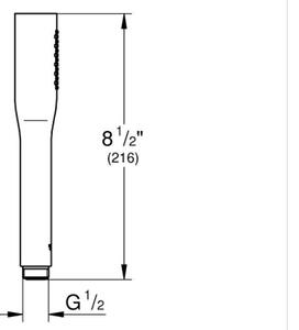 GROHE 26466000 - Ruční sprcha STICK lesklý chrom