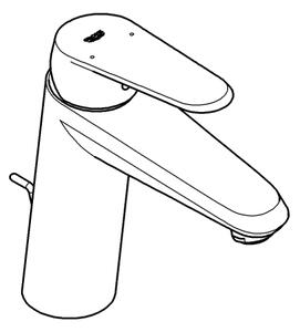 GROHE 23448002 - Umyvadlová baterie EURODISC COSMOPOLITAN velikost M chrom