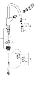 GROHE 30569000 - Dřezová baterie START FLOW 357 mm lesklý chrom