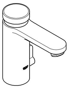 GROHE 36317000 - Samouzavírací umyvadlová baterie EUROSMART COSMOPOLITAN T chrom