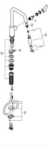 GROHE 30631000 - Dřezová baterie QUICKFIX START 362 mm lesklý chrom