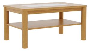 Konferenční stolek PEDRO sklo Rozměr: 80 x 80 cm, Odstín trend: B149 olše
