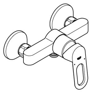 GROHE 23634000 - Sprchová baterie BAULOOP DN 15 lesklý chrom