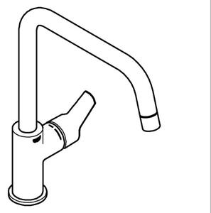 GROHE 30470DC0 - Dřezová baterie START 310 mm nerez