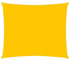 Plachta proti slunci 160 g/m² čtverec žlutá 5 x 5 m HDPE
