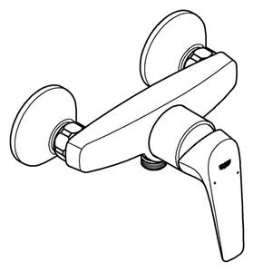 GROHE 23771000 - Sprchová baterie START FLOW lesklý chrom