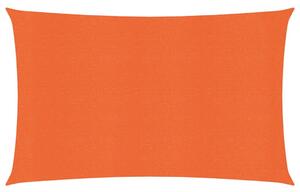 Stínící plachta 160 g/m² oranžová 2 x 4,5 m HDPE