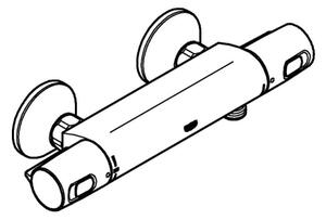 GROHE 1022172432 - Termostatická sprchová baterie PRECISION TREND černá