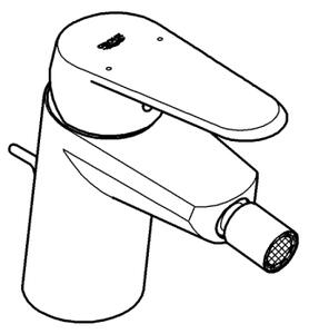 GROHE 33244002 - Bidetová baterie EURODISC COSMOPOLITAN DN 15 lesklý chrom