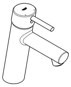 GROHE 23451001 - Umyvadlová baterie CONCETTO DN 15 lesklý chrom