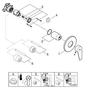 GROHE 29040001 - Sprchová baterie BAUEDGE lesklý chrom