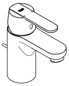 GROHE 32883000 - Umyvadlová baterie GET velikost S lesklý chrom