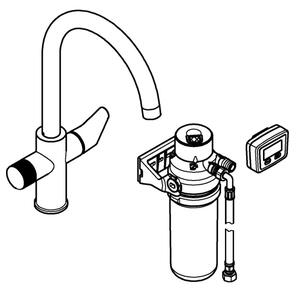 GROHE 30593000 - Dřezová baterie BLUE PURE C-výpusť lesklý chrom