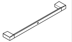 GROHE 40767000 - Držák na osušky SELECTION CUBE 500 mm lesklý chrom