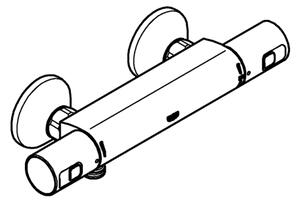 GROHE 345942430 - Termostatická sprchová baterie PRECISION START DN 15 černá