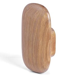 Nástěnný háček z dubového dřeva v přírodní barvě Gemma Oak Natural – MiaCara