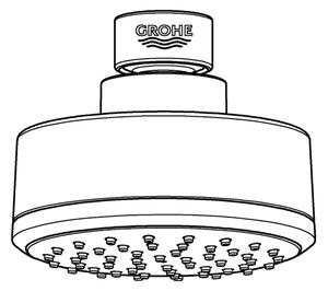 GROHE 26366001 - Hlavová sprcha RAINSHOWER 210 mm lesklý chrom
