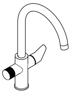 GROHE 30592000 - Dřezová baterie BLUE PURE StartCurve 411 mm lesklý chrom