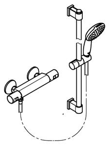 GROHE 34597001 - Termostatická sprchová baterie PRECISION START DN 15 chrom