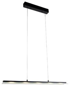 Designové závěsné svítidlo černé včetně stmívatelné LED 3-stupňové Easylift - Nele