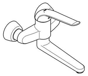 GROHE 32773000 - Umyvadlová baterie EUROECO SPECIAL 257 mm lesklý chrom