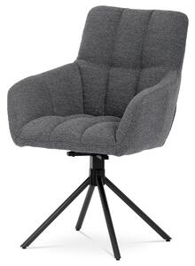 Jídelní židle šedá látka bouclé HC-531 GREY2