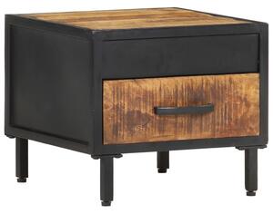 Noční stolek 40 x 40 x 35 cm hrubé mangovníkové dřevo